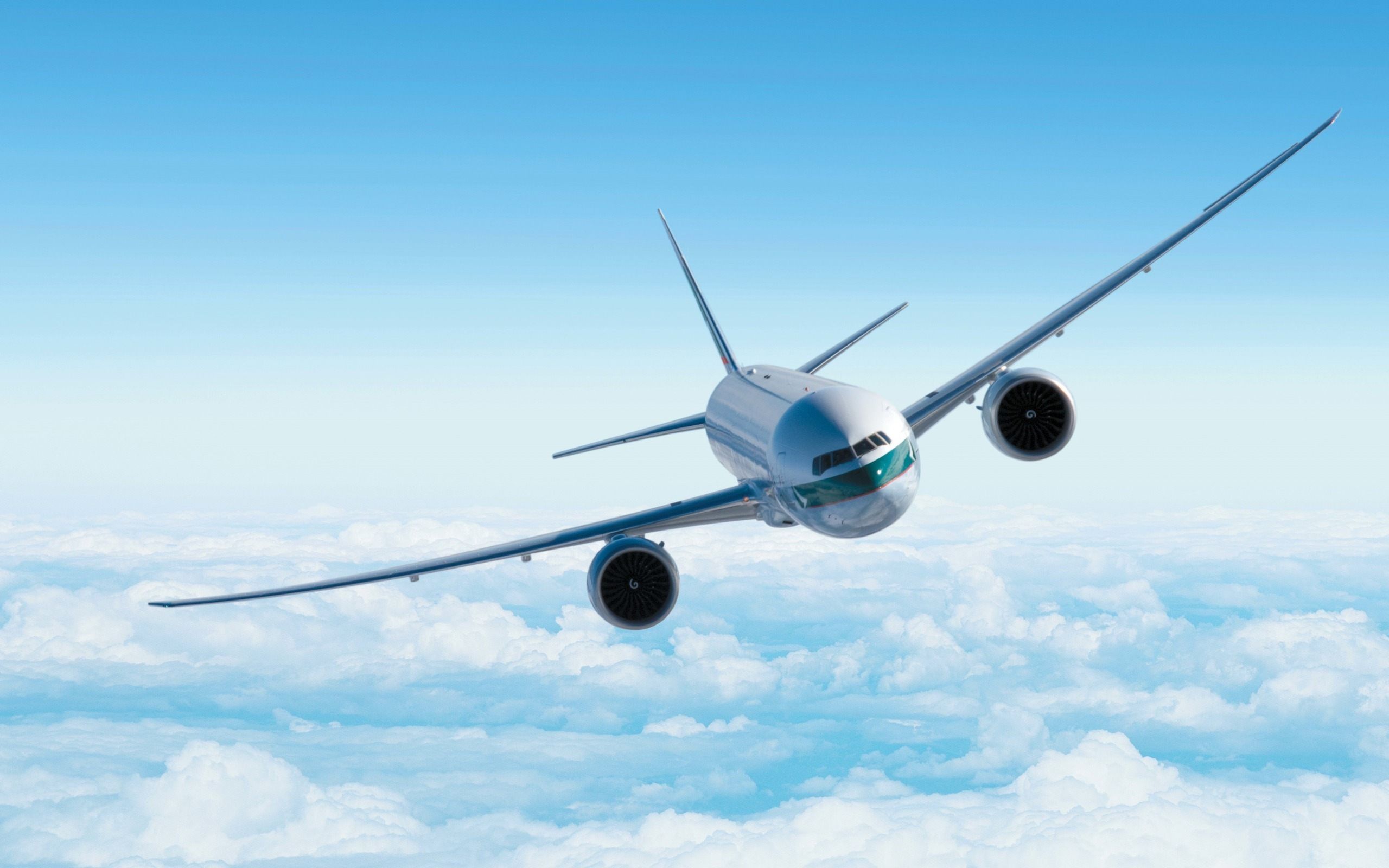 Aereo Boeing 777 in volo, 2560x1600 2K, Desktop