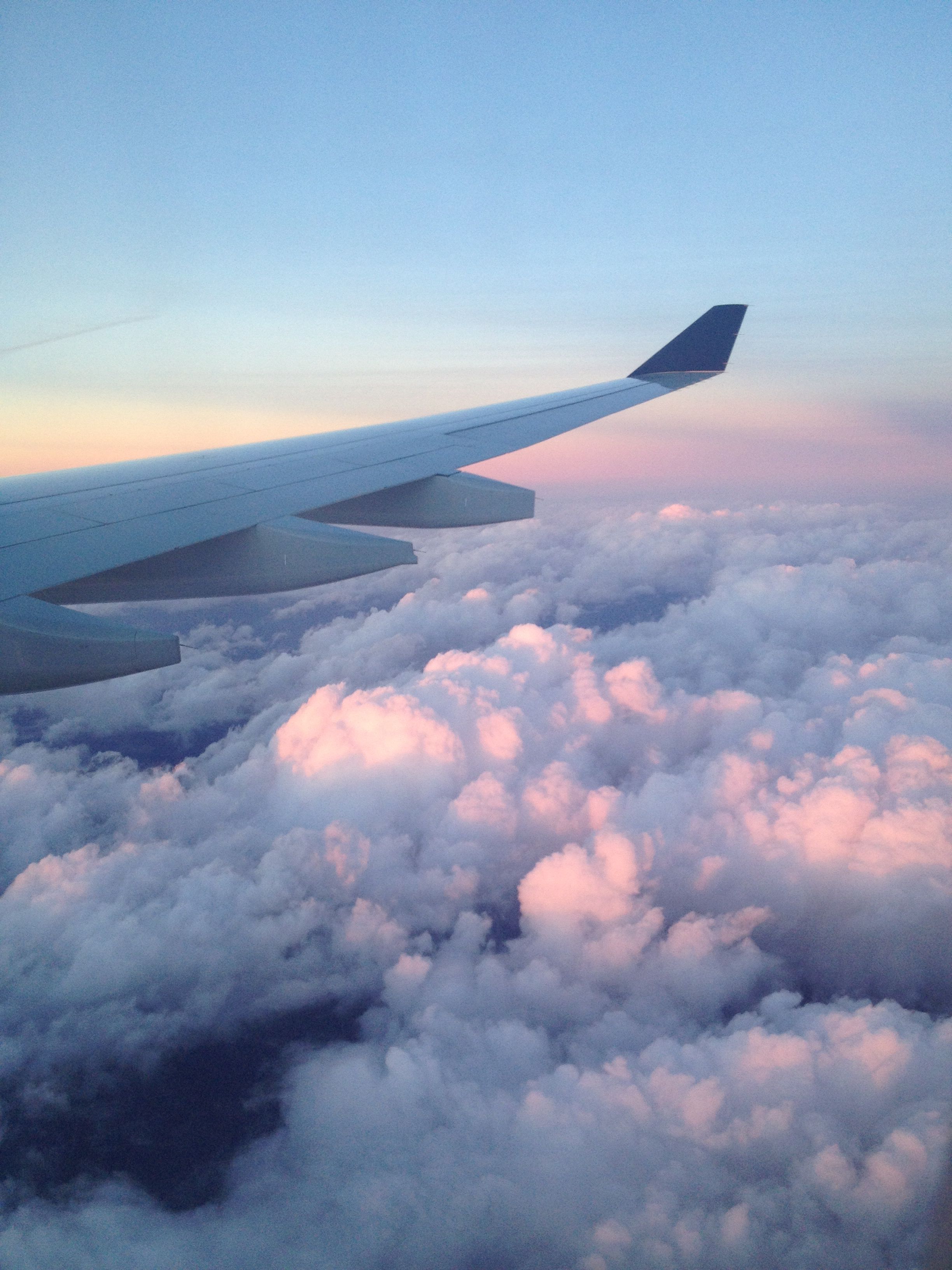 Ala aereo tramonto nuvole, 2448x3264 Full HD Verticale, iPhone