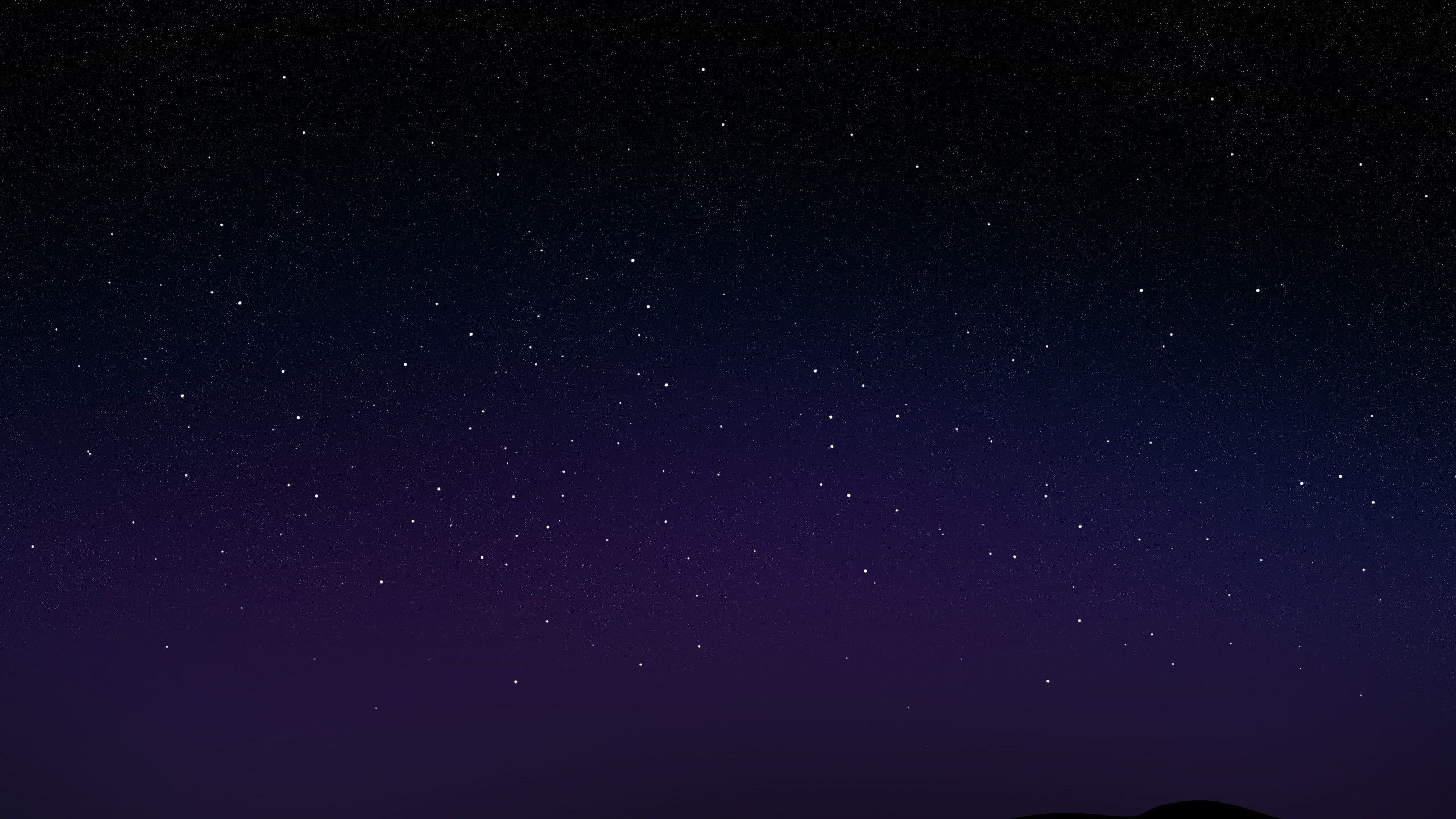Cielo notturno stelle scure, 2560x1440 2K QHD, ROG Asus Laptop