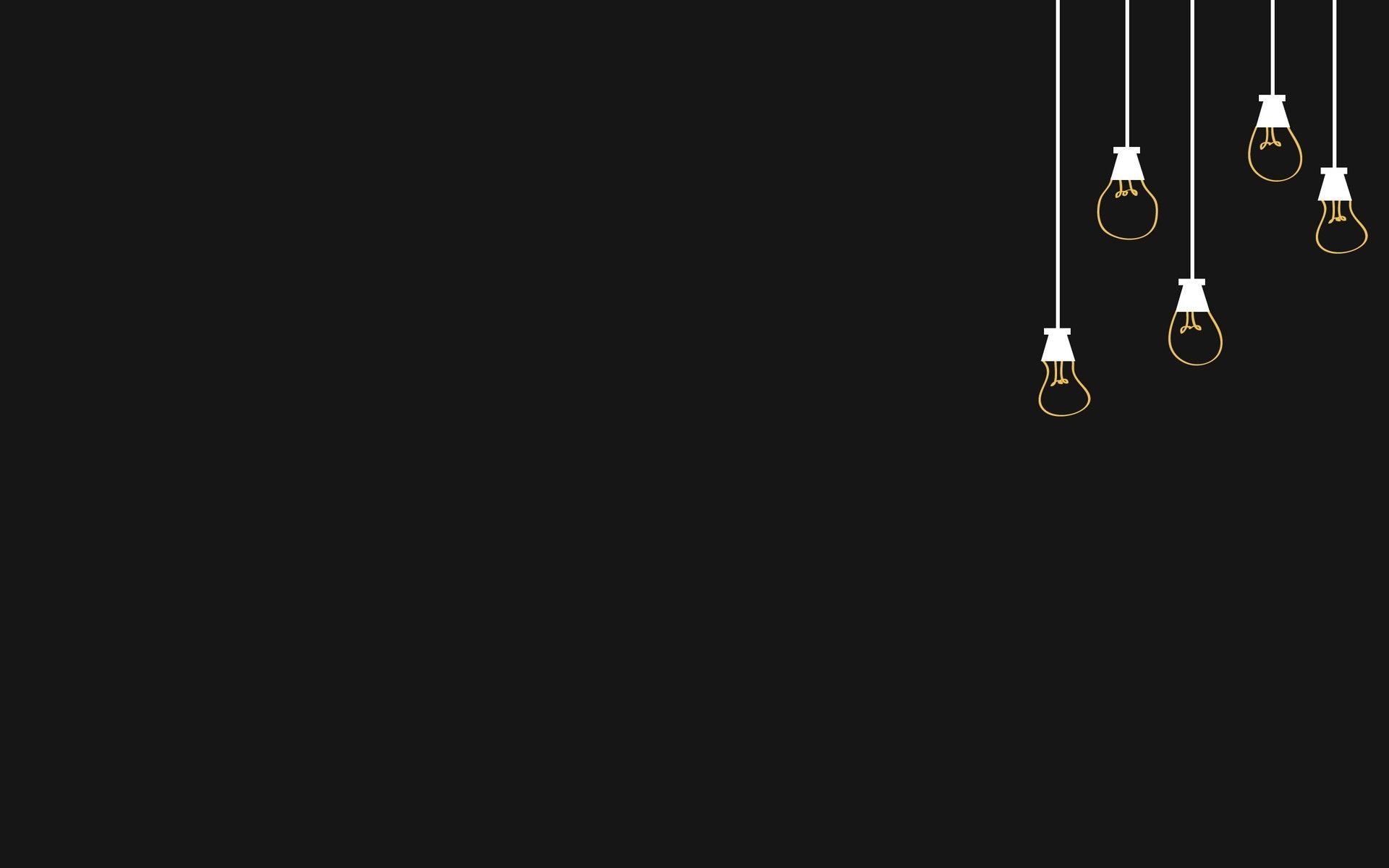 Lampadine sospese sfondo nero, 1920x1200 Full HD+ WUXGA, PC