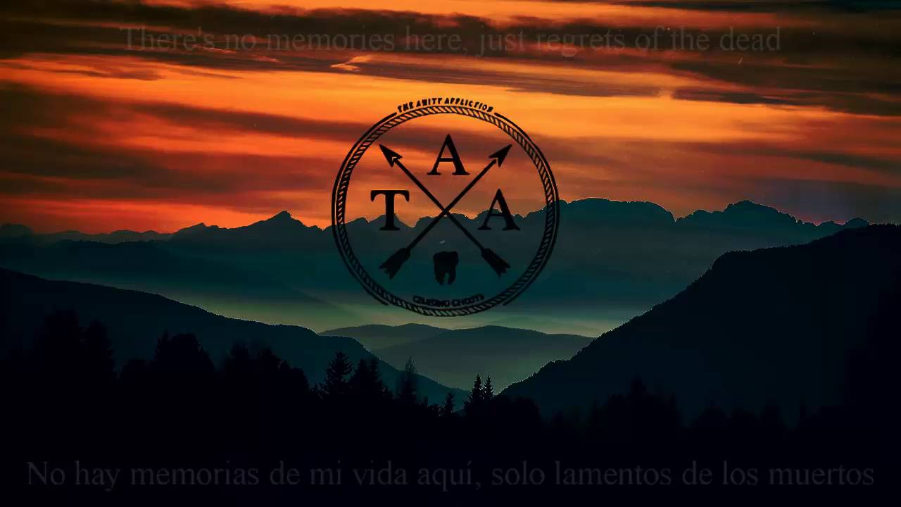 The Amity Affliction logo montagne, 1280x720 HD, Desktop