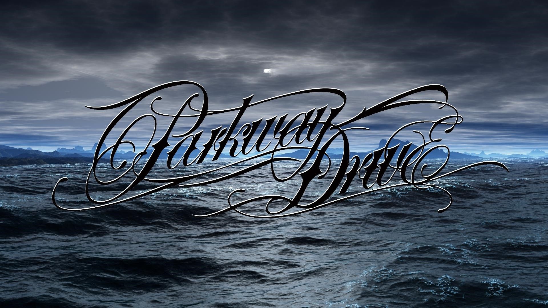 Parkway Drive logo oceano scuro, 1920x1080 Full HD, PC Desktop