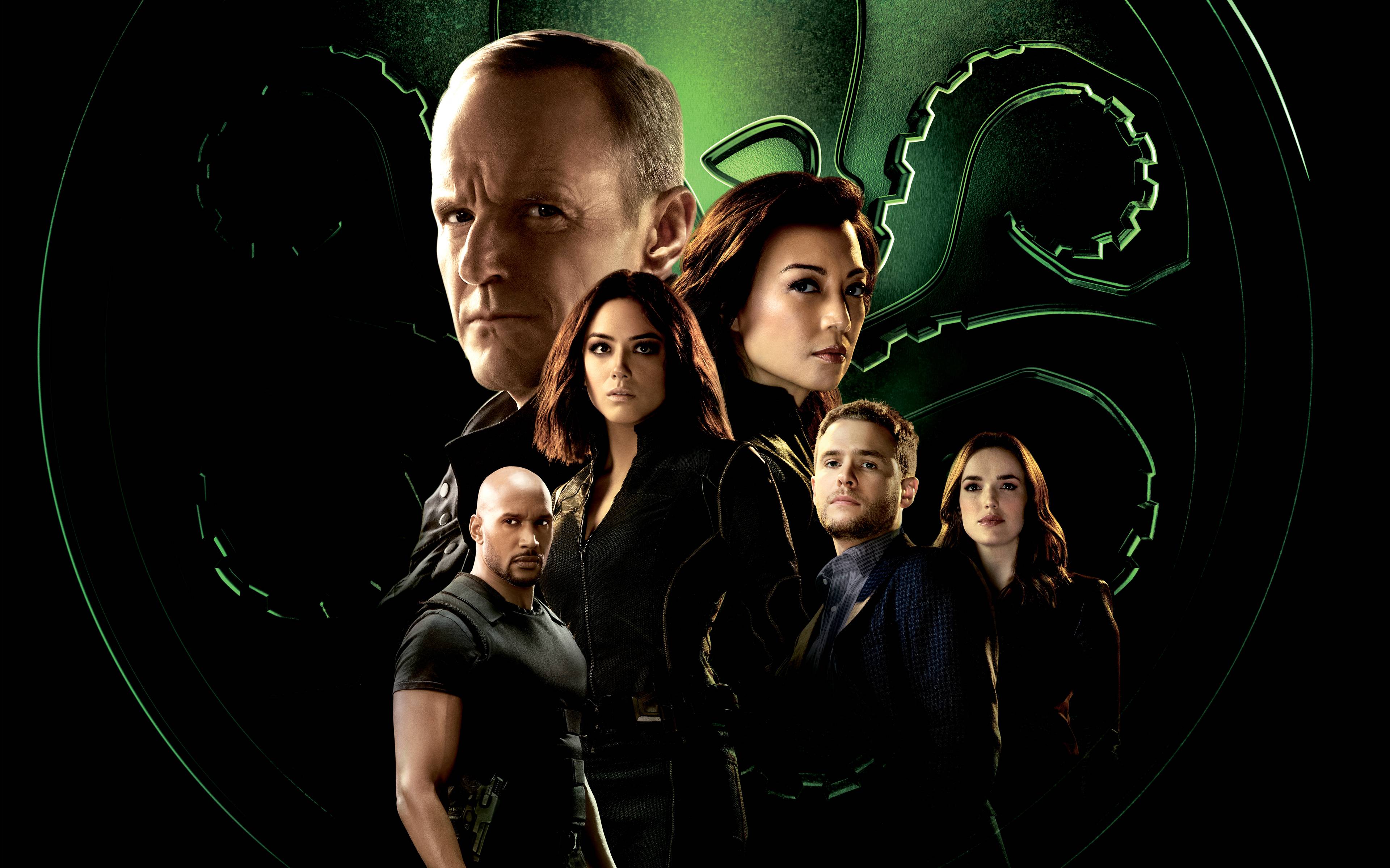 Agents of SHIELD poster personaggi, 3840x2400 4K, Smart TV 4K