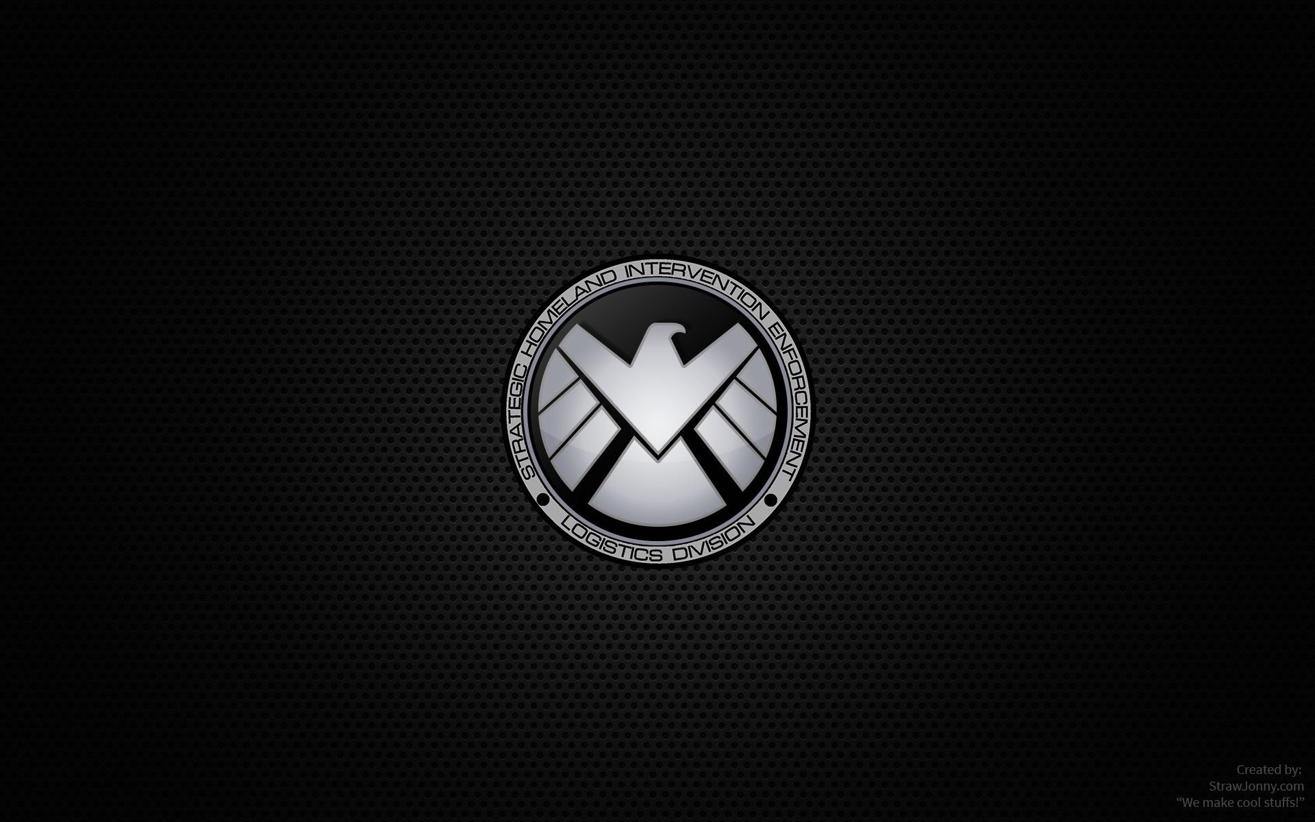Logo SHIELD aquila argento, 1920x1200 Full HD+, Laptop