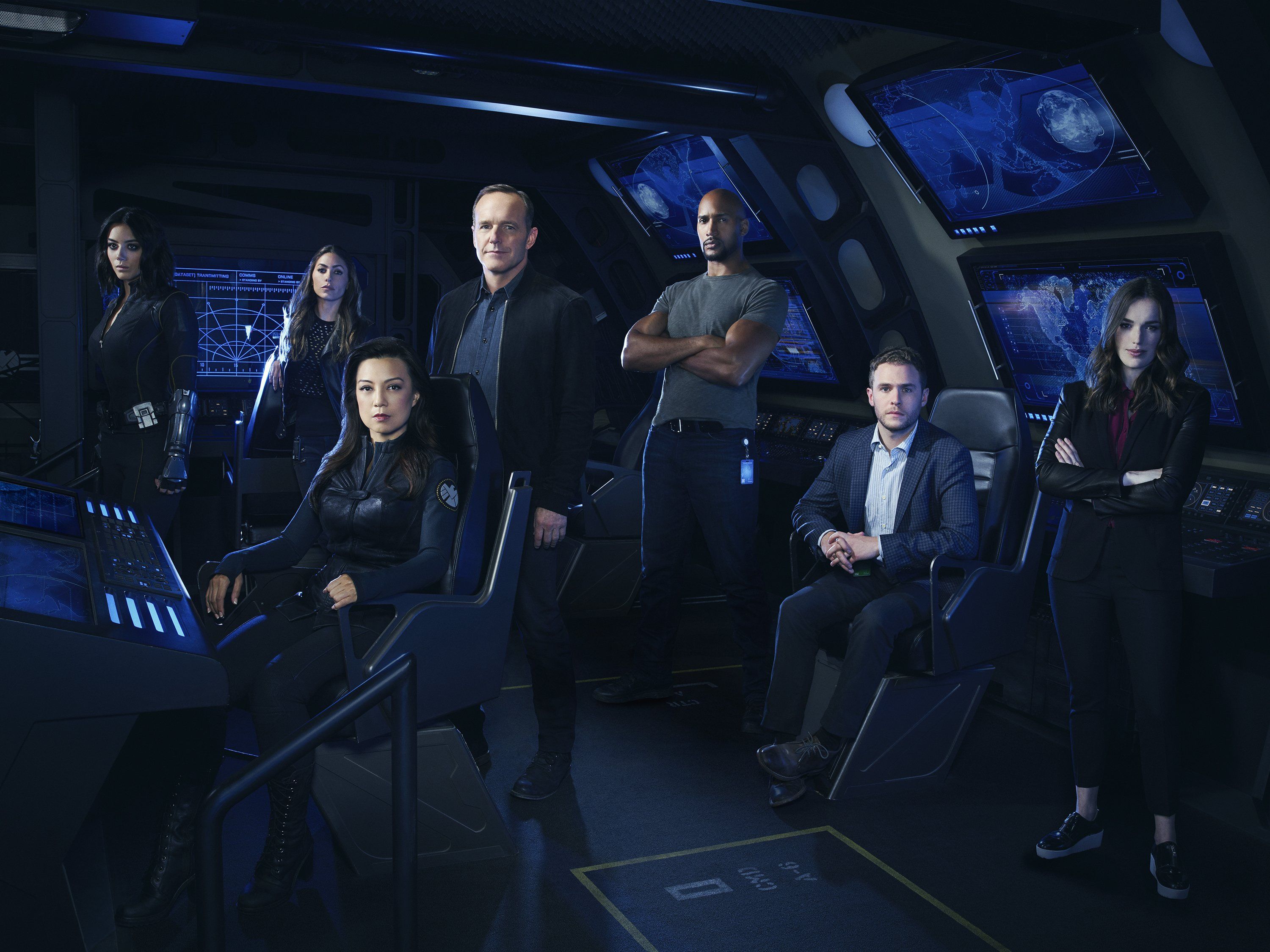 Cast Agents of SHIELD, 3000x2250 2K, Desktop
