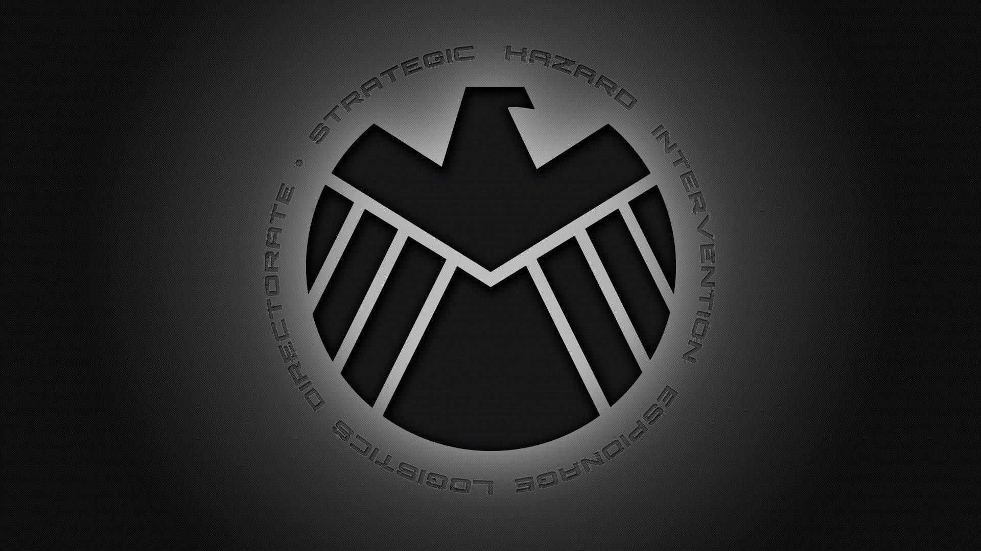 Logo S.H.I.E.L.D. aquila grigia, 1920x1080 Full HD 1080p, Desktop