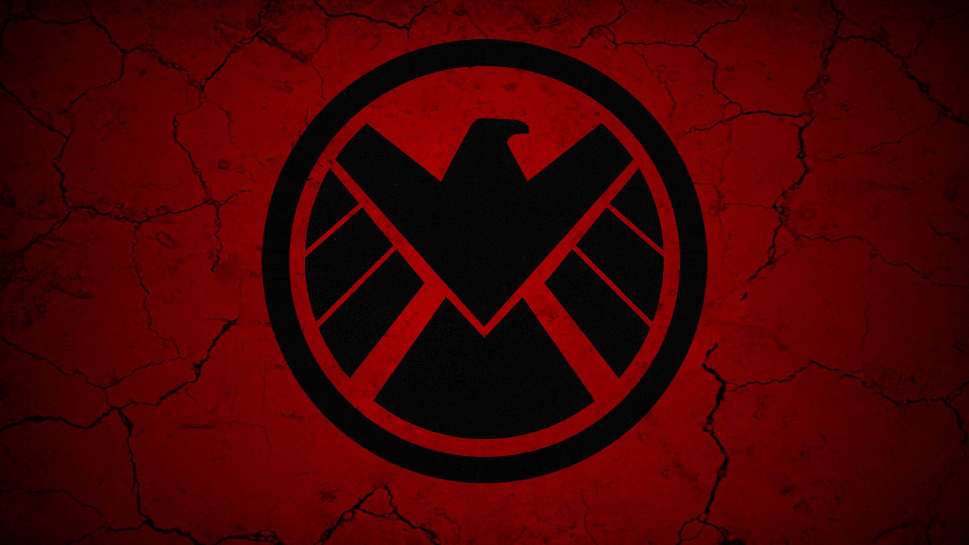Logo SHIELD aquila rossa, 1920x1080 Full HD 1080p, Laptop