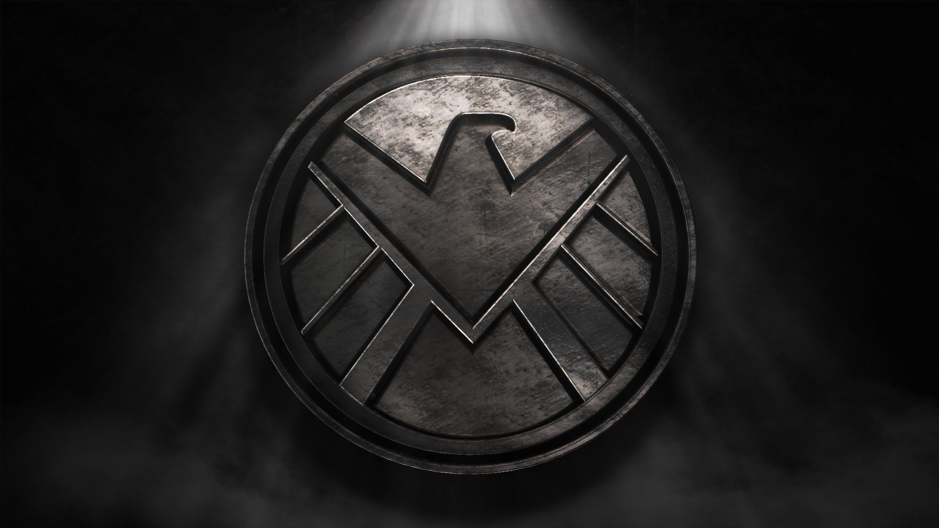 Logo SHIELD aquila metallica, 1920x1080 Full HD 1080p, PC Desktop