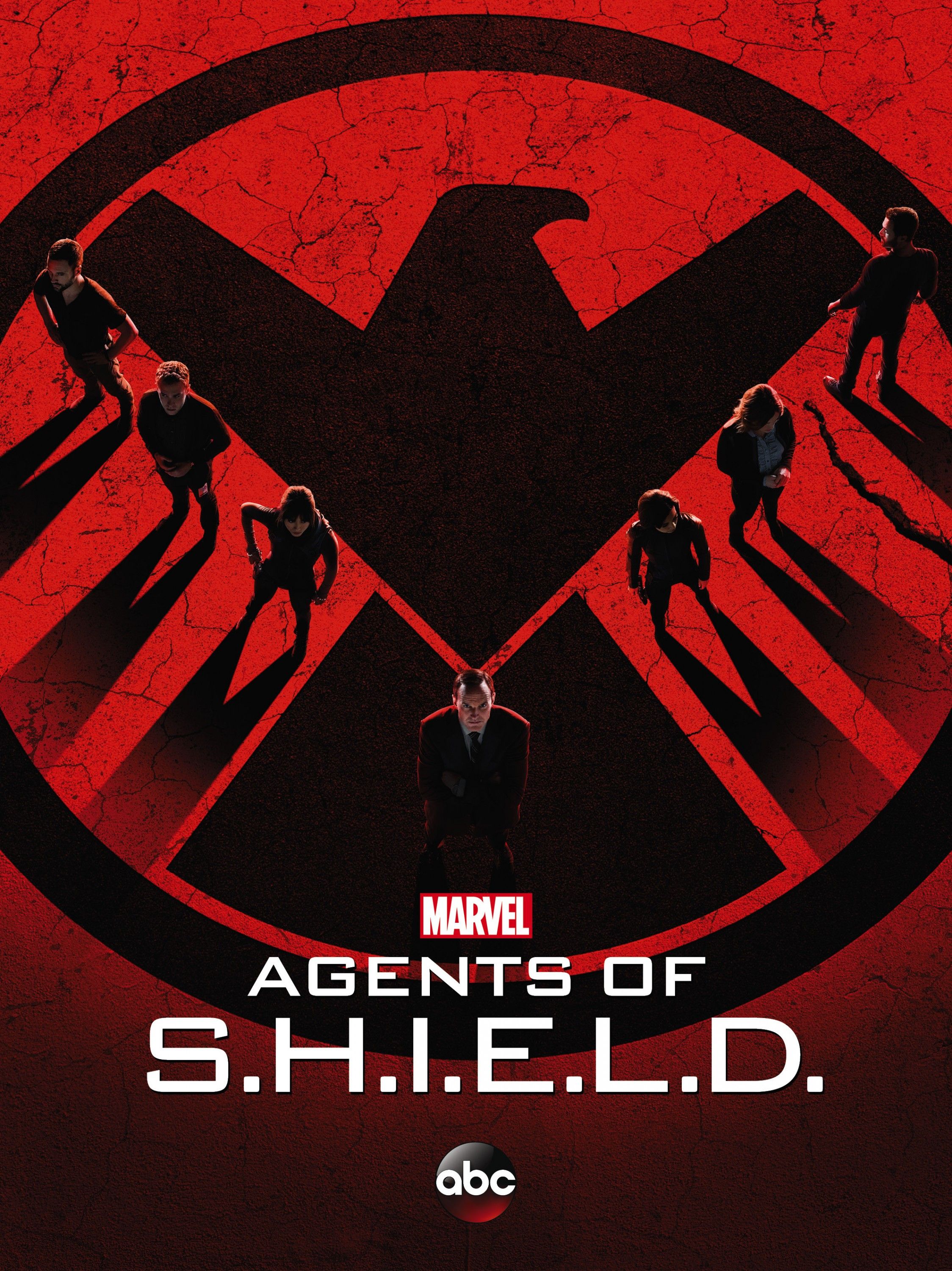 Agents of SHIELD logo rosso, 2248x3000 Full HD Verticale, iPhone