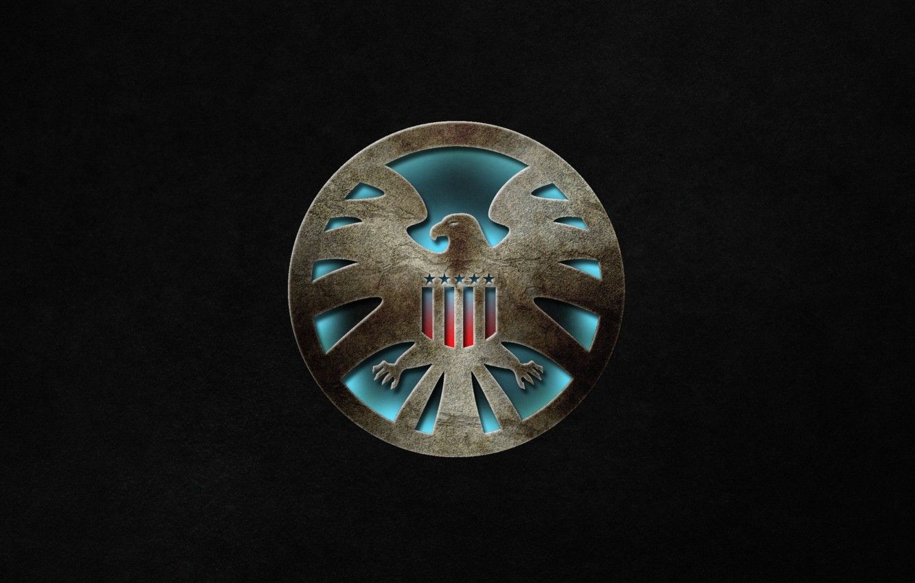 Logo scudo S.H.I.E.L.D., 1332x850 HD, Desktop