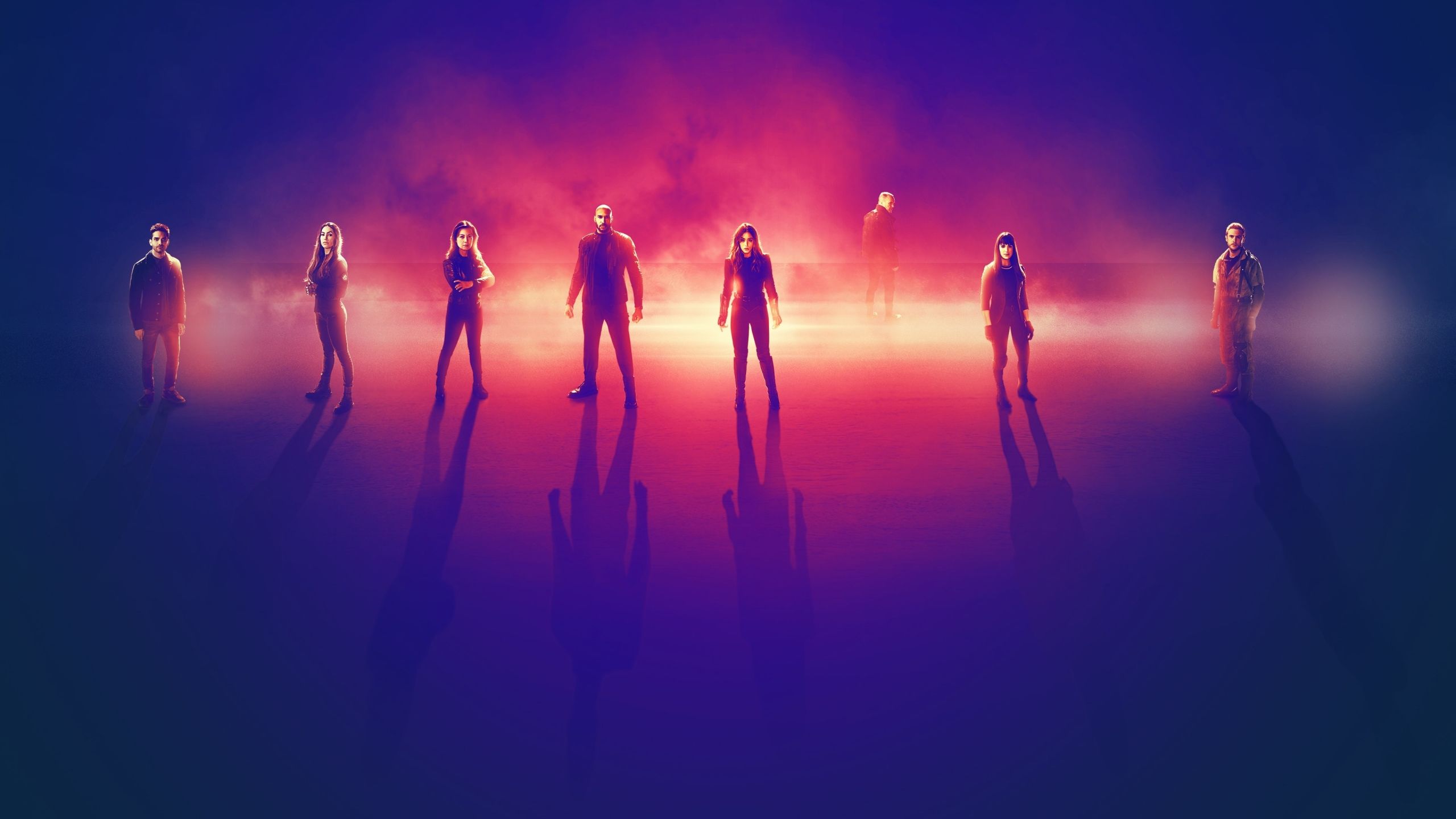 Silhouette Agents of SHIELD gruppo, Marvel, 2560x1440 1440p, Desktop