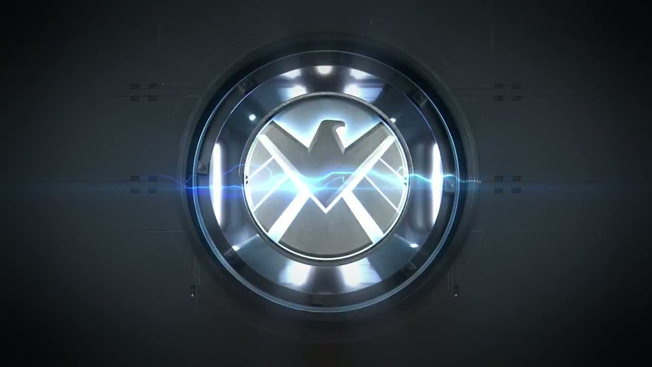 Logo SHIELD metallico circolare, 1280x720 HD, Desktop