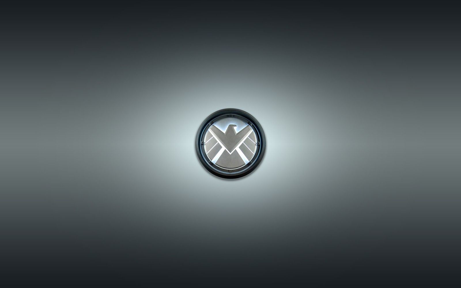 Logo S.H.I.E.L.D. sfondo grigio, 1600x1000 900p, Desktop
