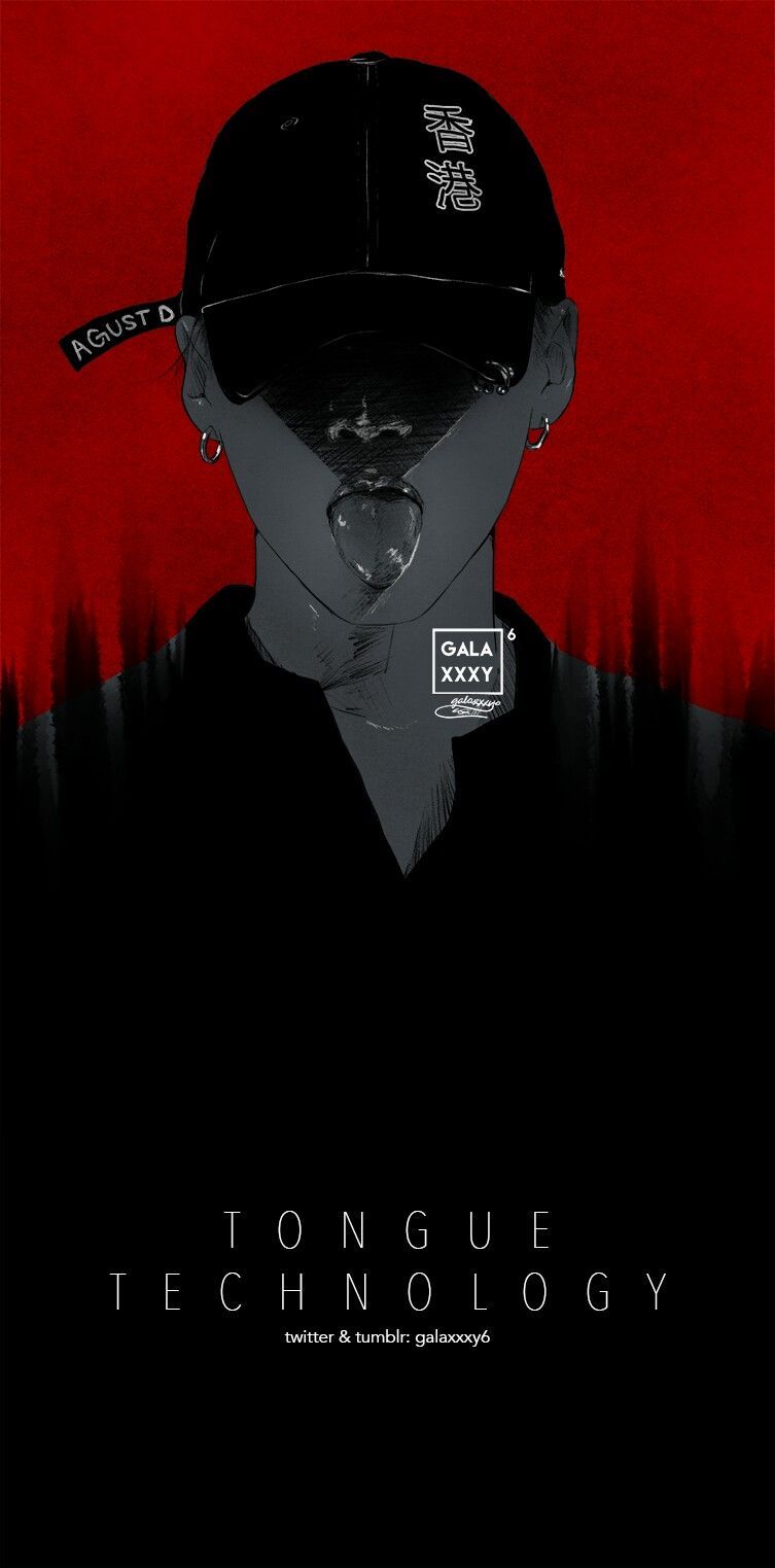 Fanart Agust D lingua fuori, 753x1523 Verticale, Mobile