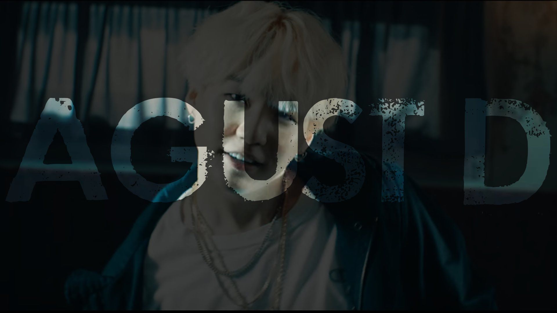 Agust D ritratto scuro sfocato, 1920x1080 1080p, Laptop