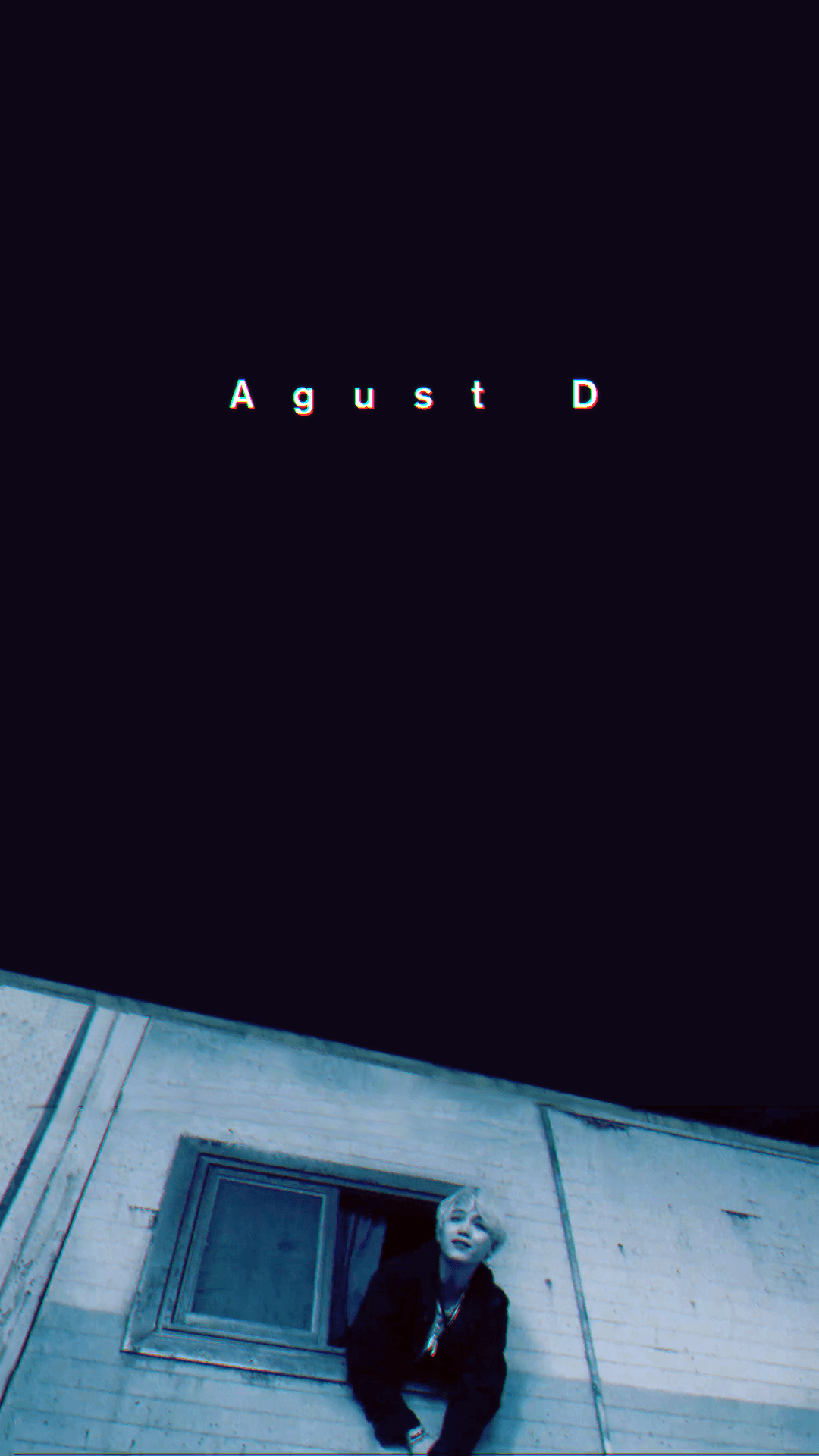 Agust D testo edificio scuro, 1080x1920 Full HD Verticale, iPhone