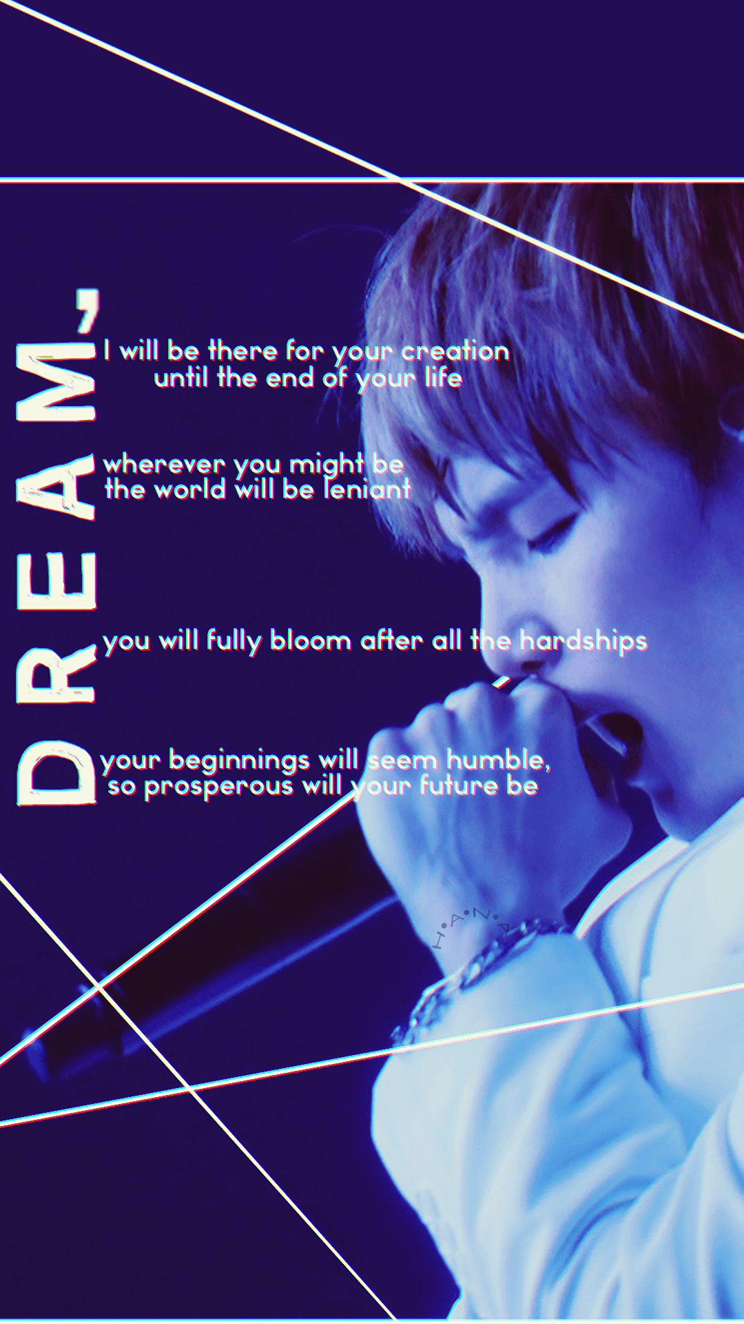Agust D wallpaper testo Dream, 1080x1920 Full HD Verticale, Samsung Galaxy