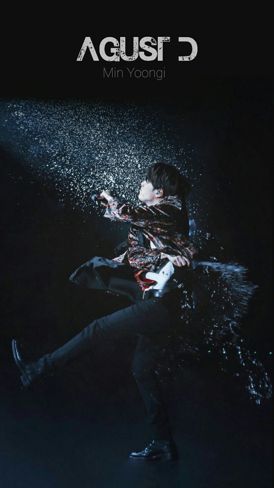 Agust D Min Yoongi splash, 1106x1967 Full HD Verticale, iPhone