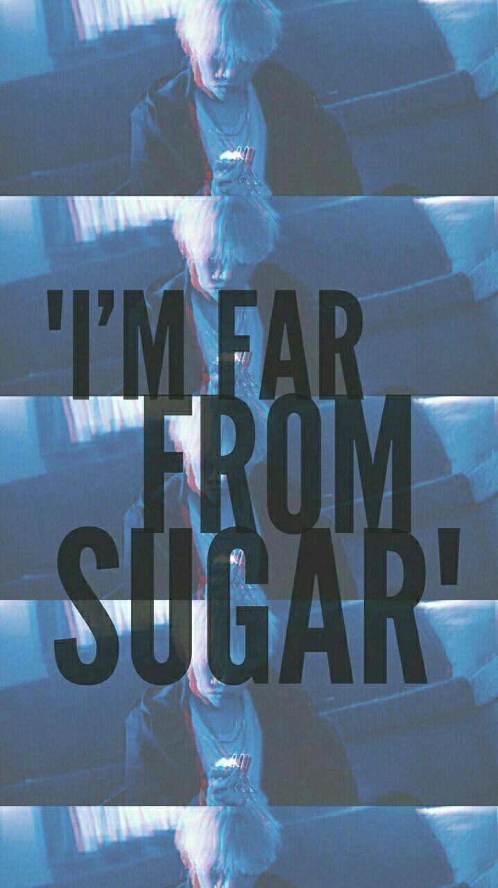 Agust D wallpaper blu testo, 718x1280 Full HD Verticale, Smartphone