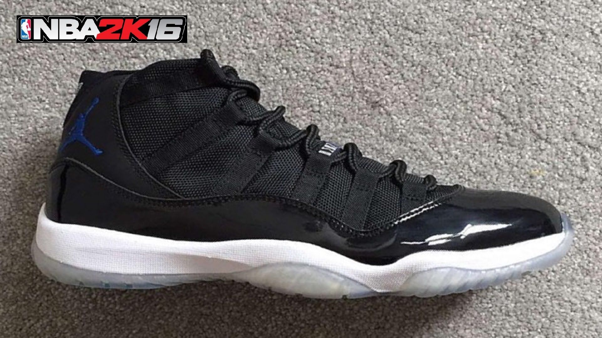 Air Jordan 11 nera scarpa, 1920x1080 1080p, PC