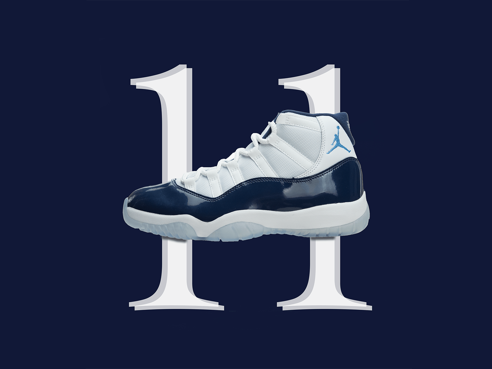 Air Jordan 11 sneaker illustrazione, 1600x1200 HD, Laptop