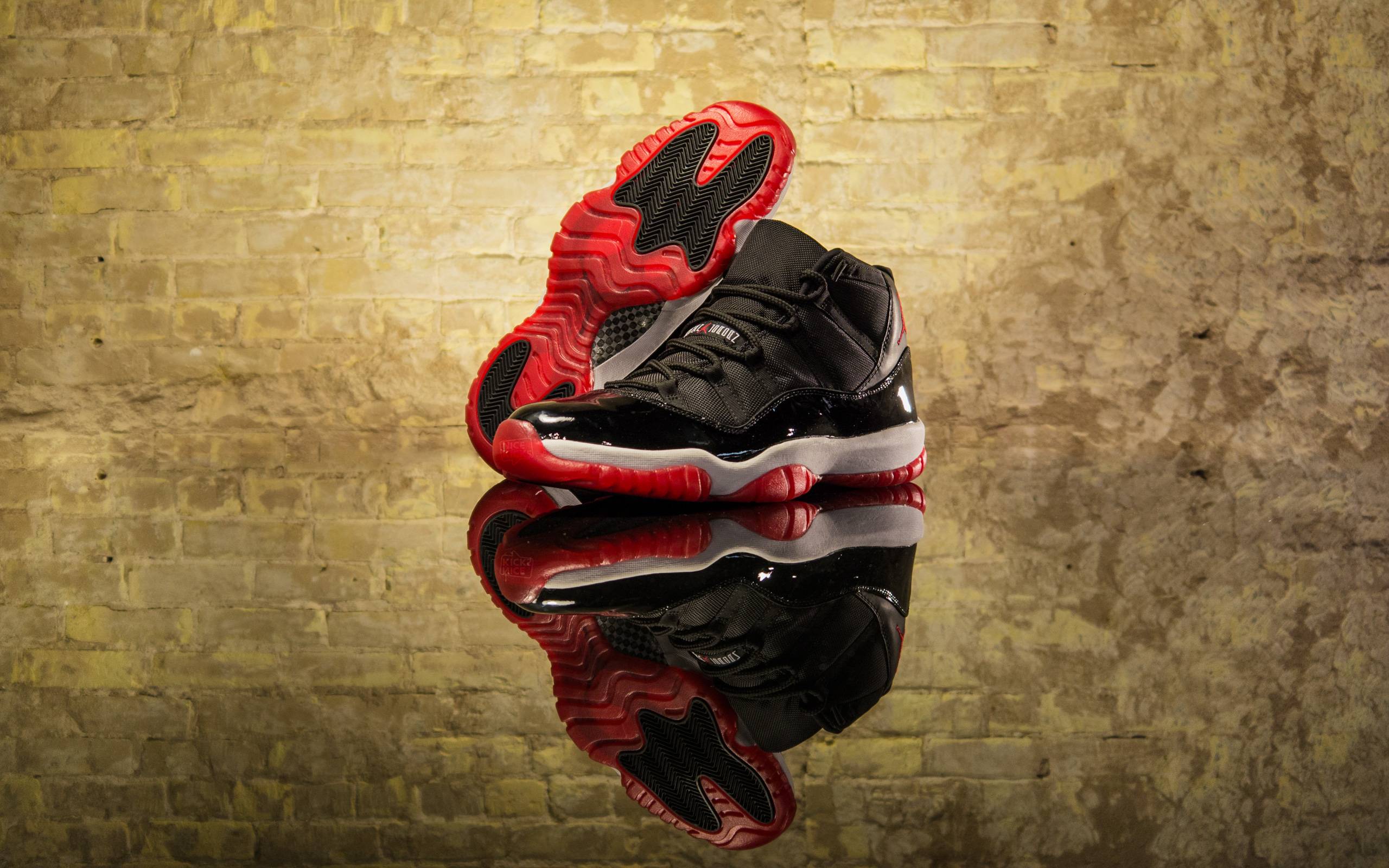 Sneaker Air Jordan nera rossa, 2560x1600 2K+, Desktop
