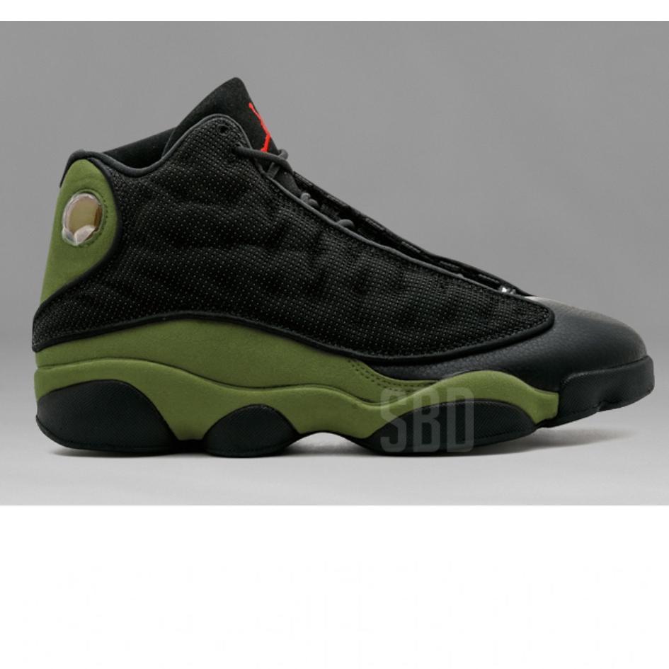 Air Jordan 13 nero verde, 945x945 HD, Desktop