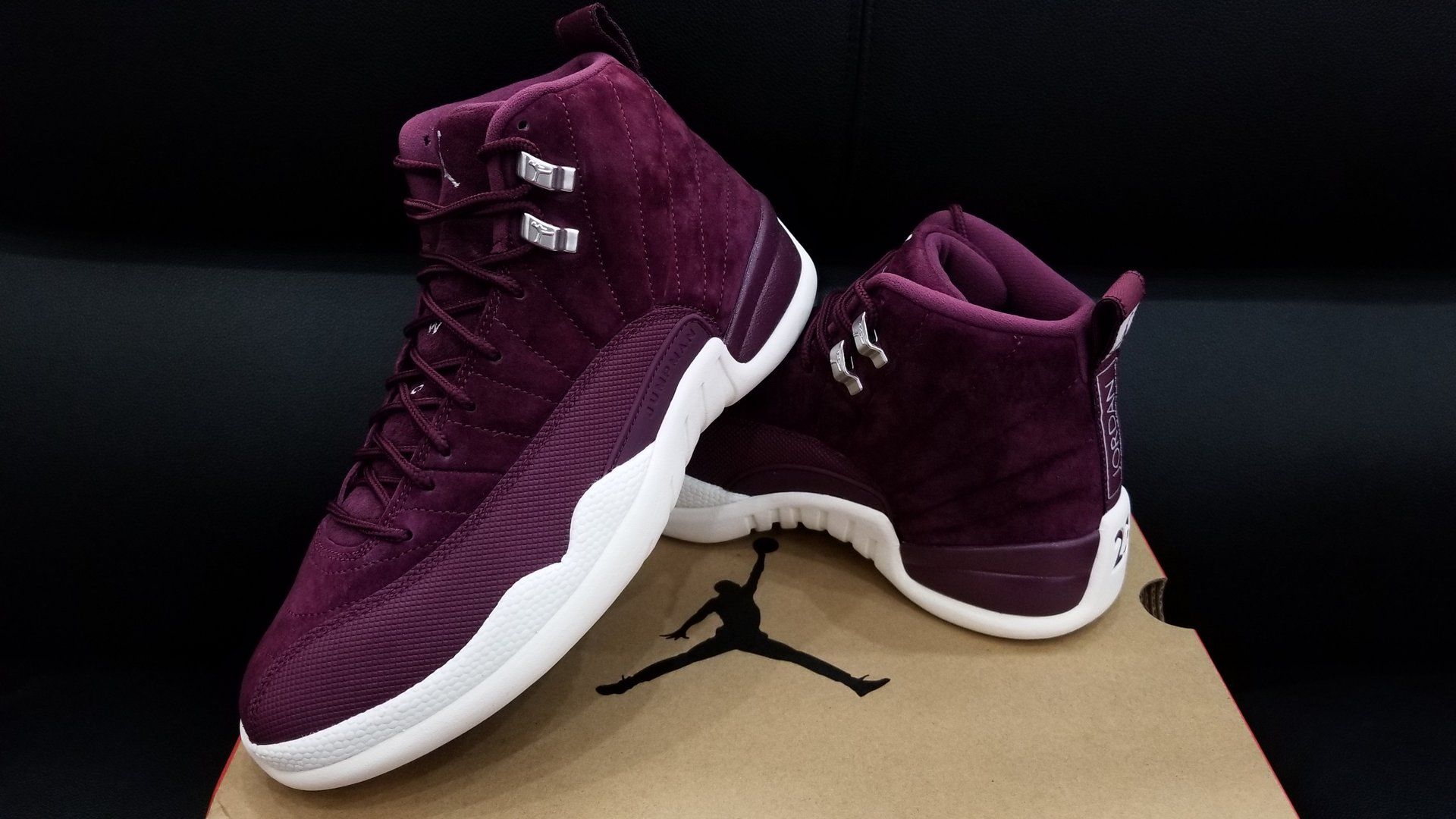 Scarpe Air Jordan 12 bordeaux, 1920x1080 1080p, Desktop