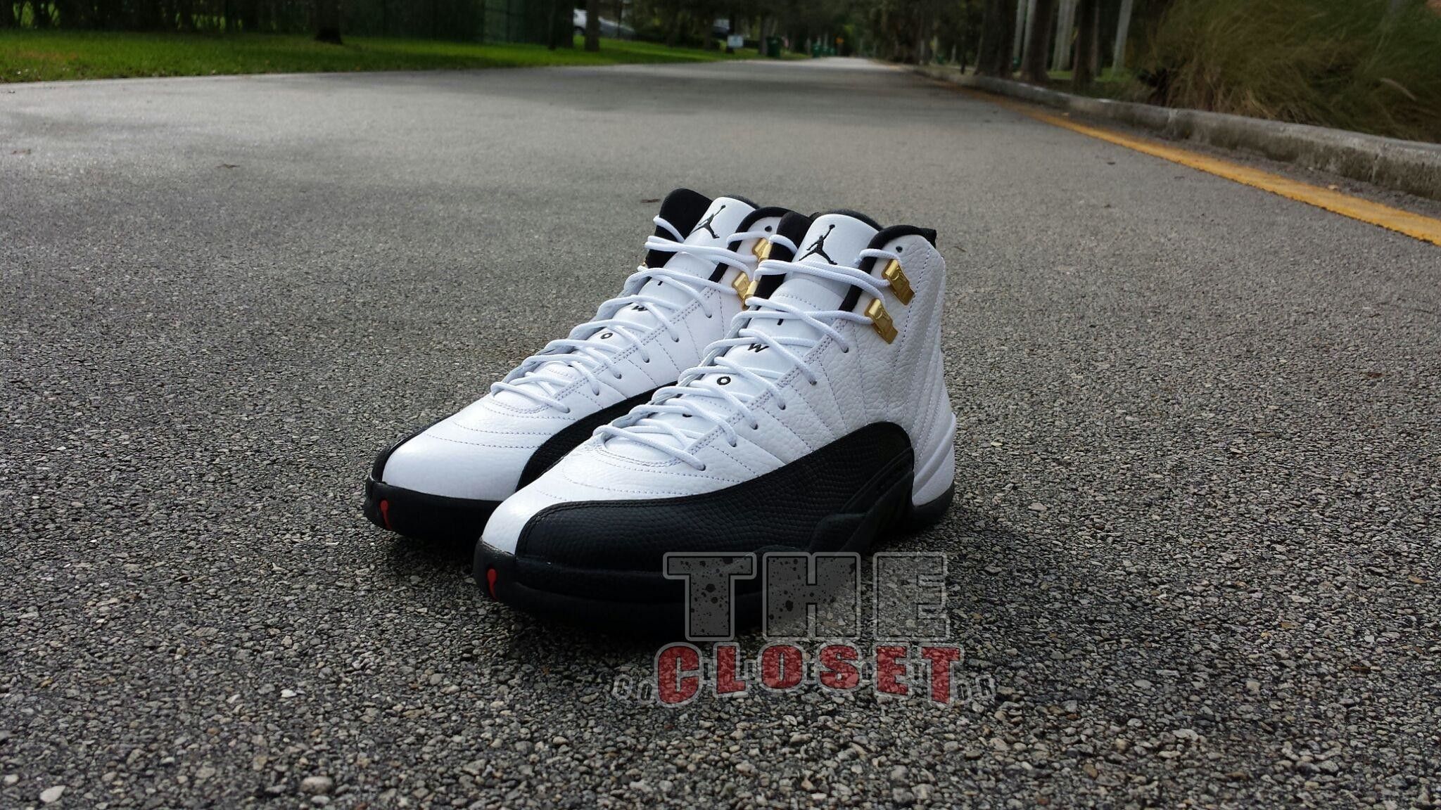 Air Jordan 12 bianco nero, 2048x1152 Hi-Res, PC