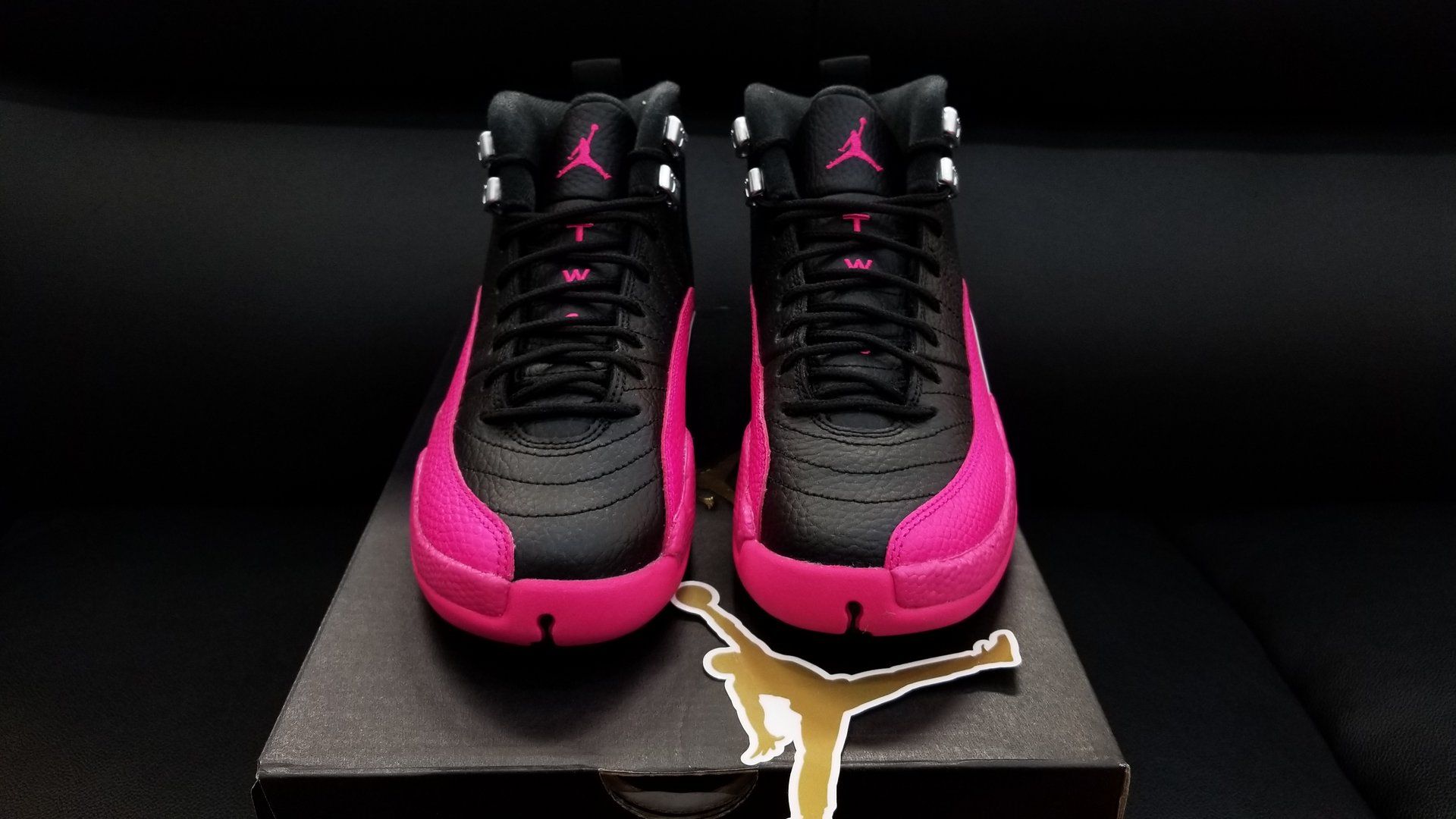 Air Jordan 12 rosa nera, 1920x1080 Full HD 1080p, Laptop