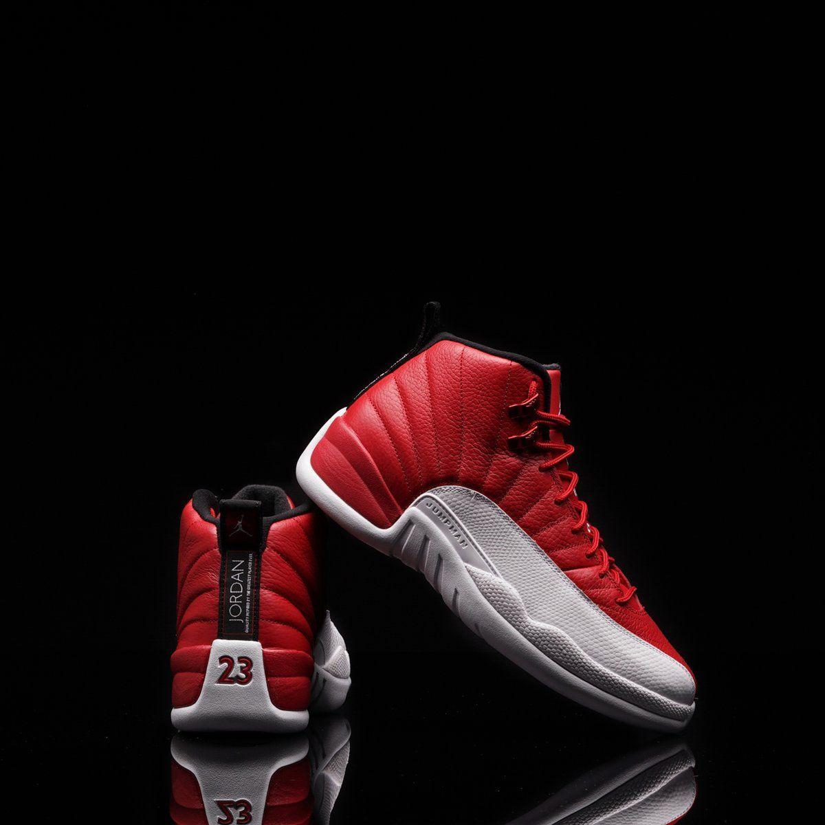 Air Jordan 12 rosse, sneaker, 1200x1200 HD, Desktop