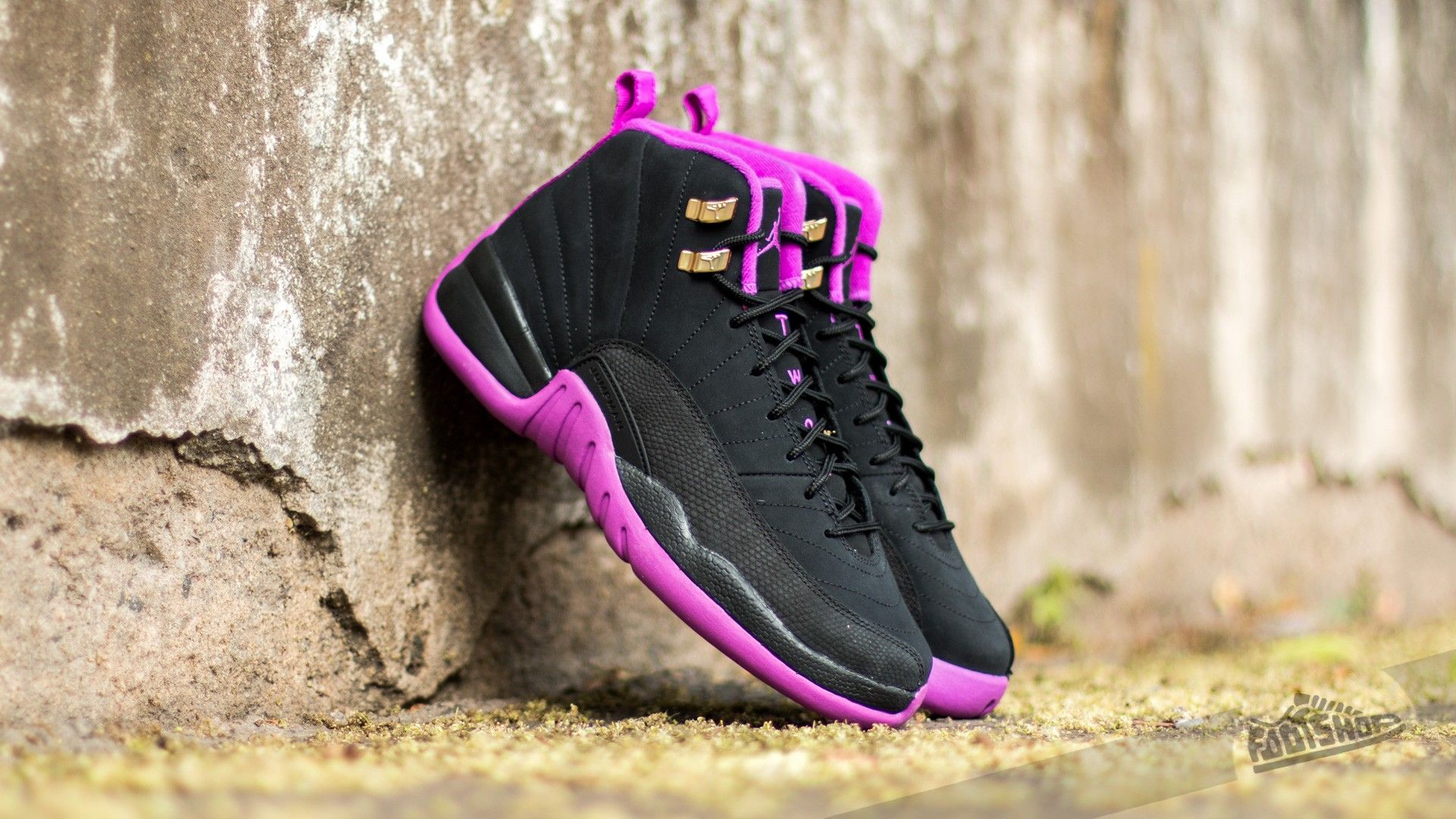 Air Jordan 12 nero viola, 1920x1080 Full HD 1080p, Desktop