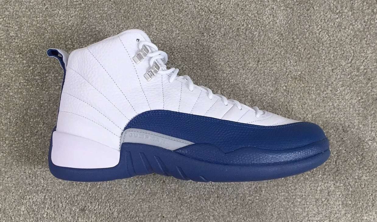 Air Jordan 12 bianca blu, 1238x730 HD, Laptop