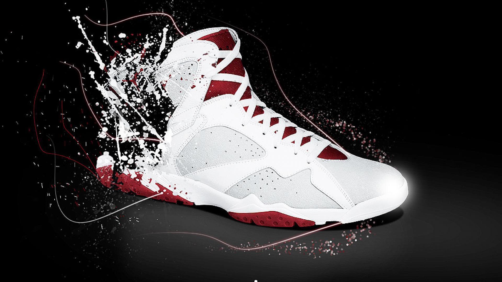 Sneaker Air Jordan bianca rossa, 1920x1080 Full HD, Laptop
