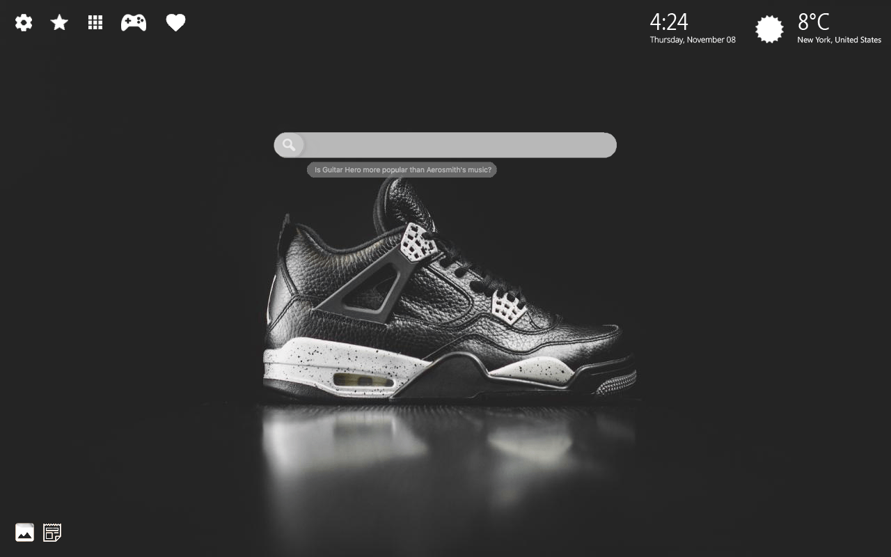 Air Jordan 12 nere, 1920x1080 Full HD, PC