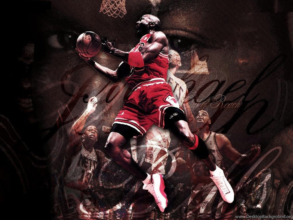 Michael Jordan schiacciata basket, 1024x768 HD, Desktop