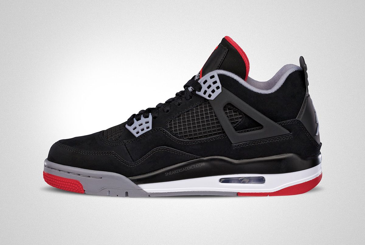Sneaker Air Jordan 4 nera, 1200x807 HD, Laptop