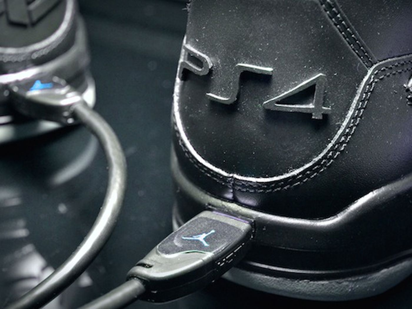 Sneaker Air Jordan 4 nera, 1920x1080 Full HD 1080p, PC