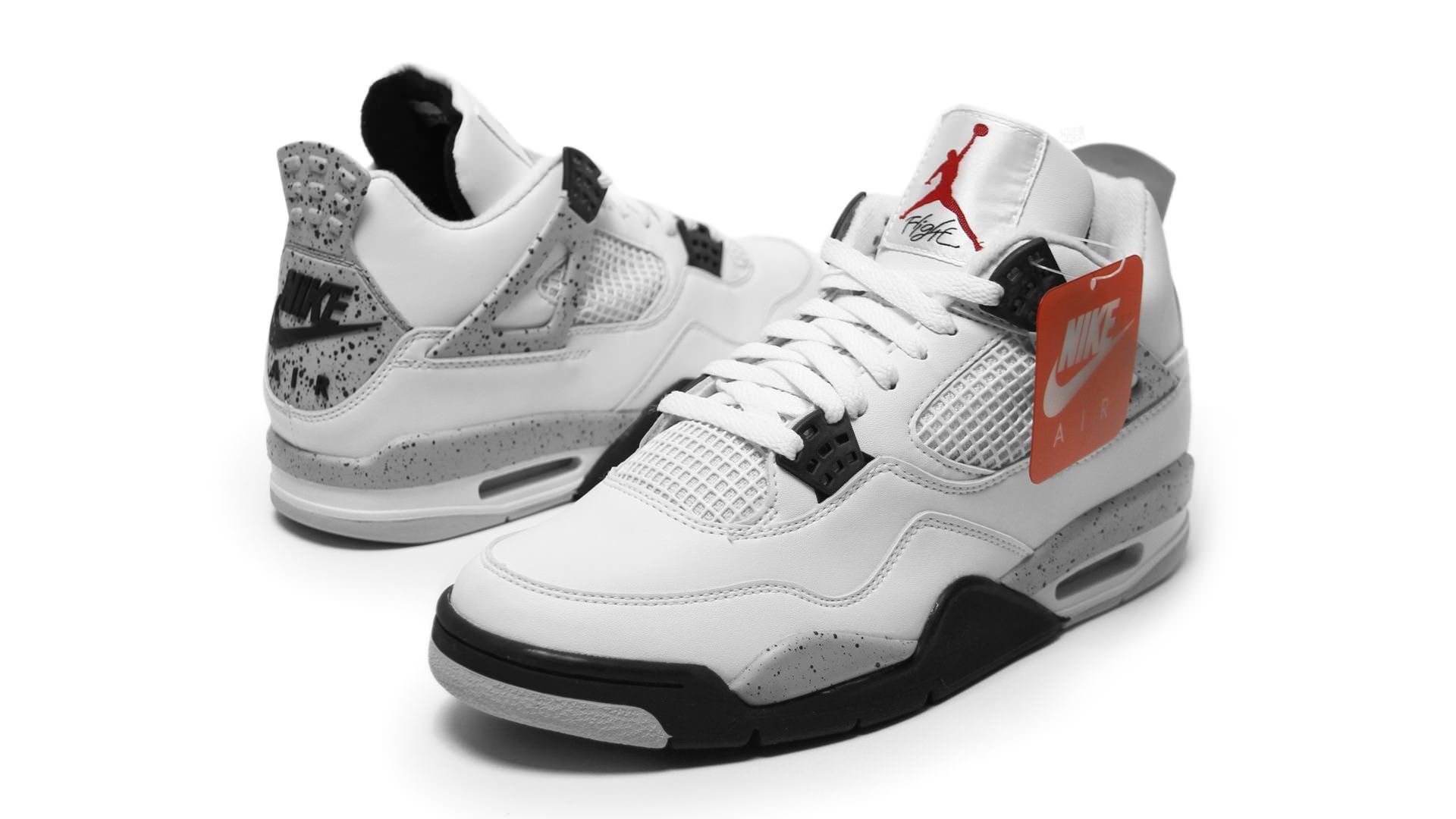 Sneaker Air Jordan 4 nera, 1600x900 900p, PC Desktop