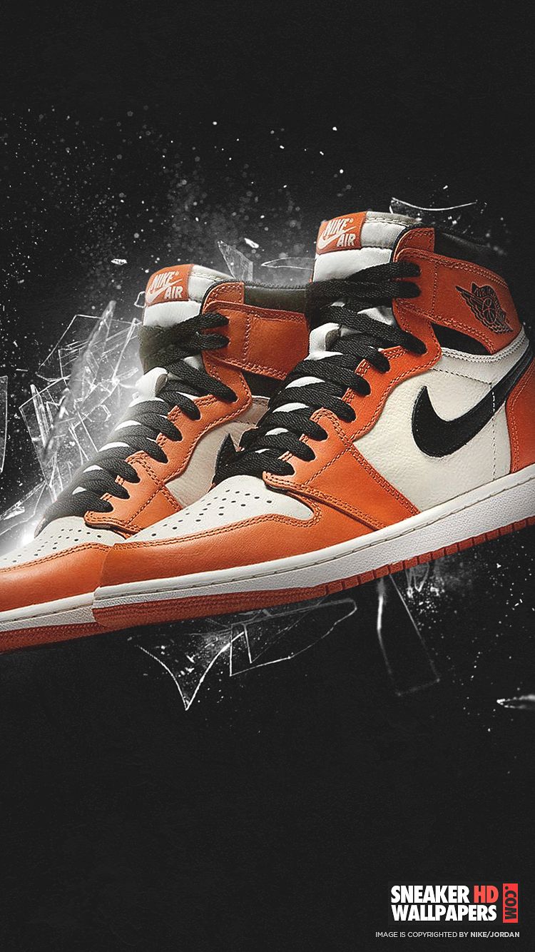 Scarpa Air Jordan logo rosso, sneaker, 1080x1920 Full HD Verticale, iPhone Pro Max