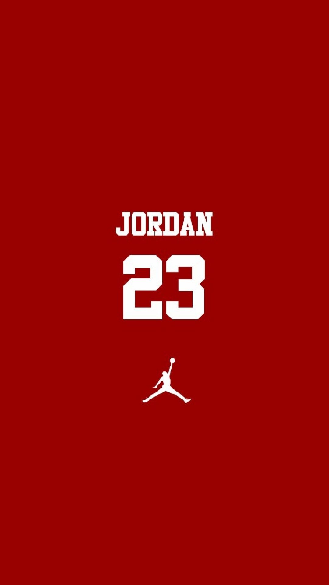 Jordan 23 logo rosso, 1080x1920 Verticale, iPhone Pro Max