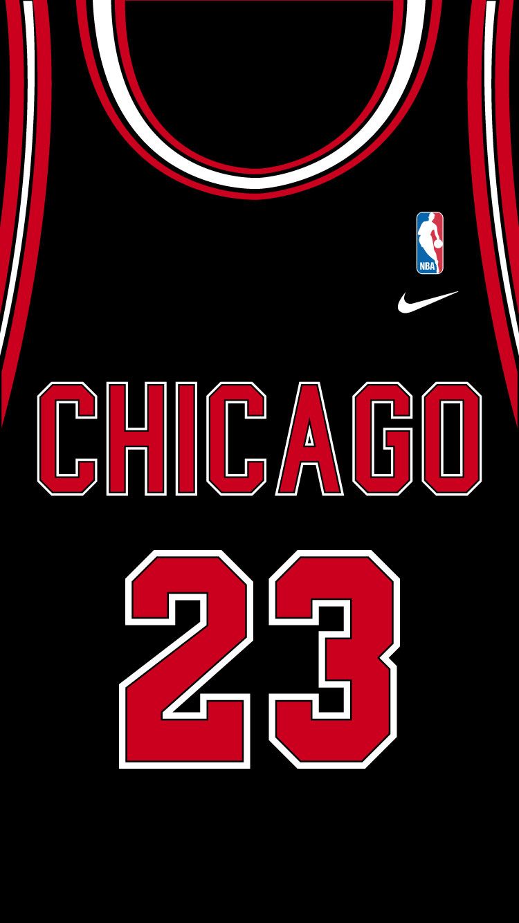 Maglia Chicago Bulls numero 23, 750x1334 Verticale, iPhone