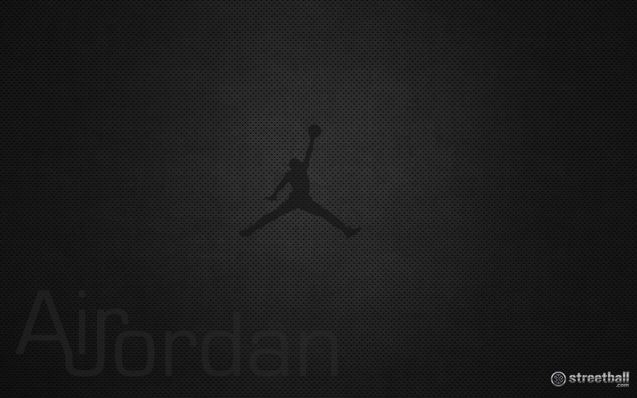 Logo Air Jordan nero, 1280x800 720p, Laptop