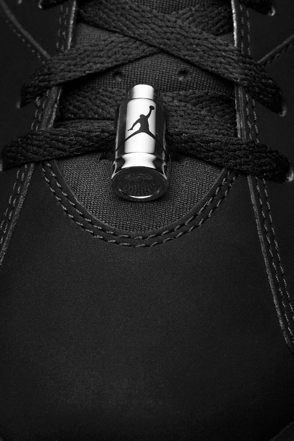 Scarpa Air Jordan nera dettaglio, sneaker, 940x1410 Full HD Verticale, iPhone