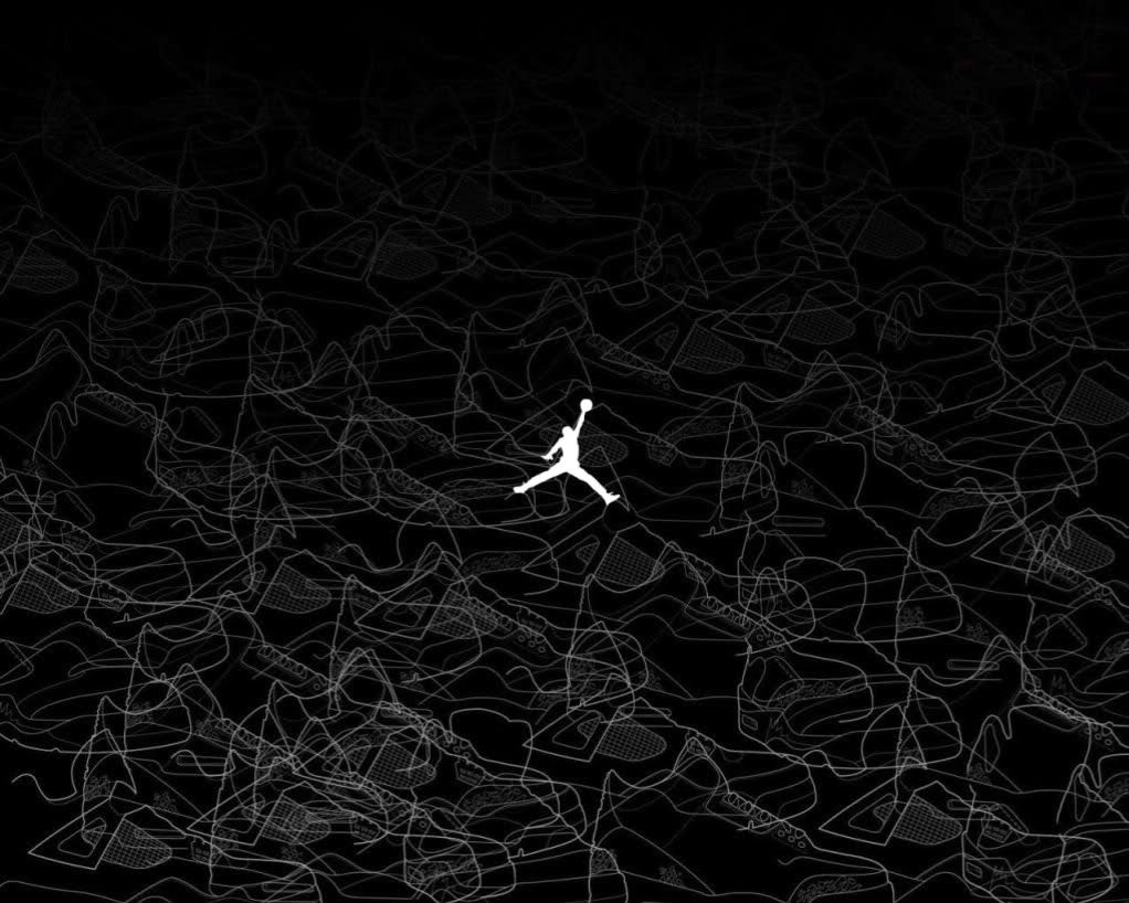 Logo Air Jordan nero, 1022x818 HD, Desktop