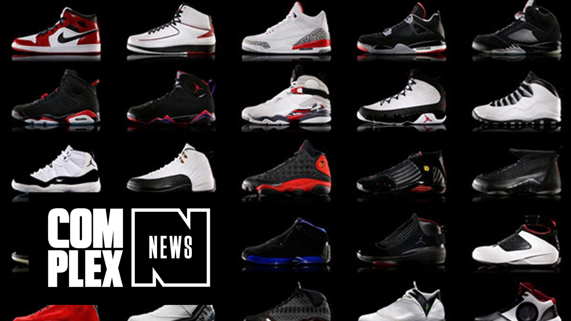 Air Jordan 1 rosse e nere, 1920x1080 1080p, Desktop
