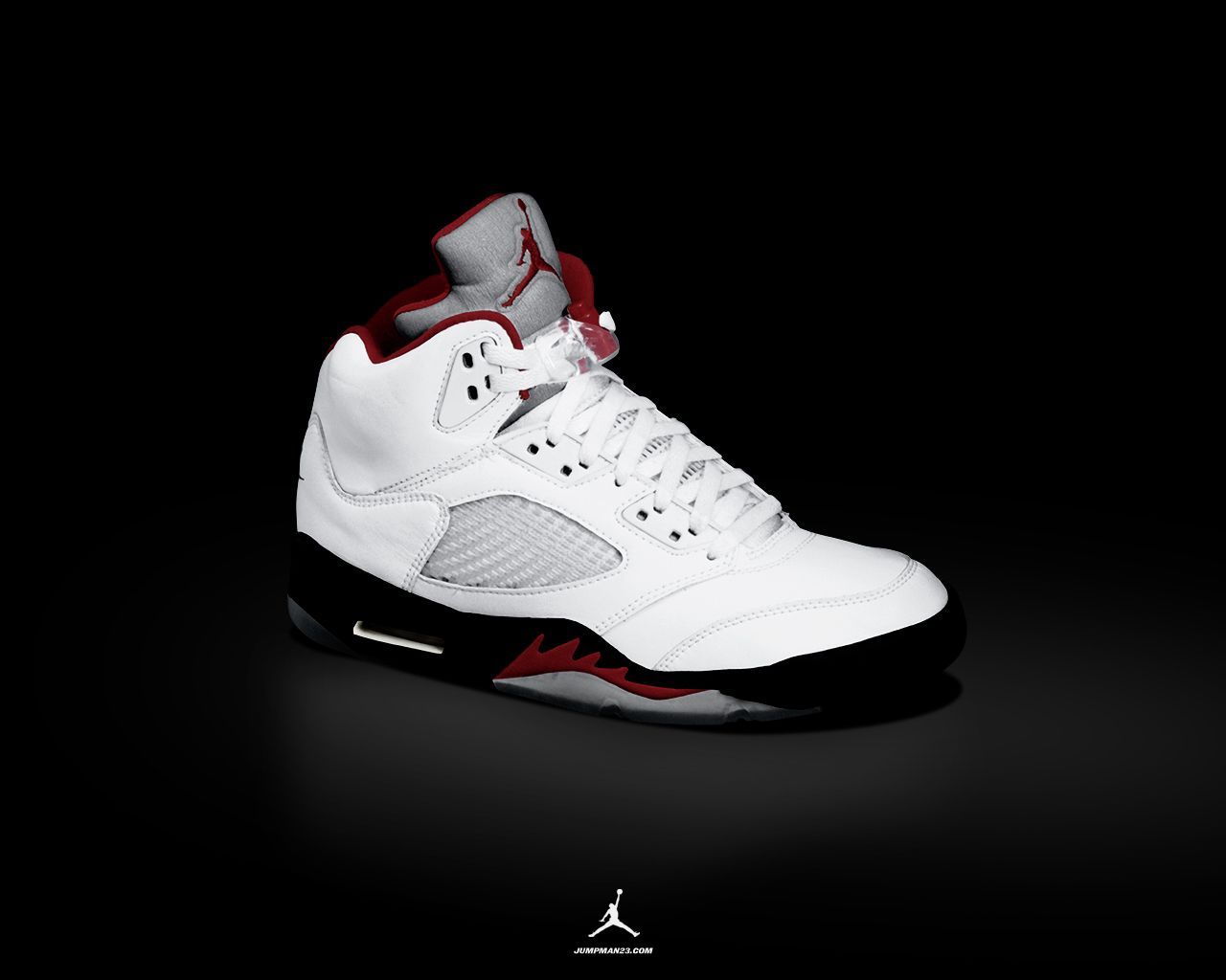 Air Jordan 5 bianca rossa, 1280x1024 720p, Laptop