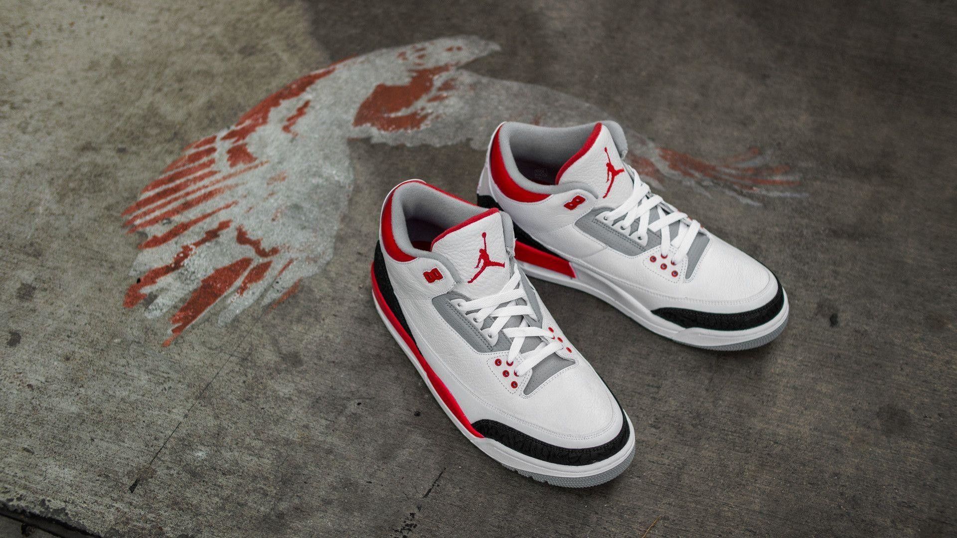 Scarpe Air Jordan bianche rosse, 1920x1080 1080p, PC