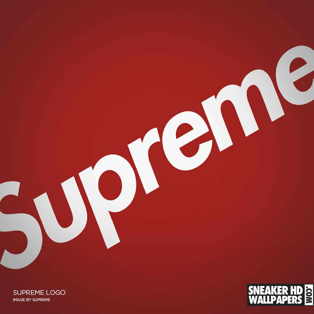 Logo Supreme rosso, 1000x1000 HD, Desktop