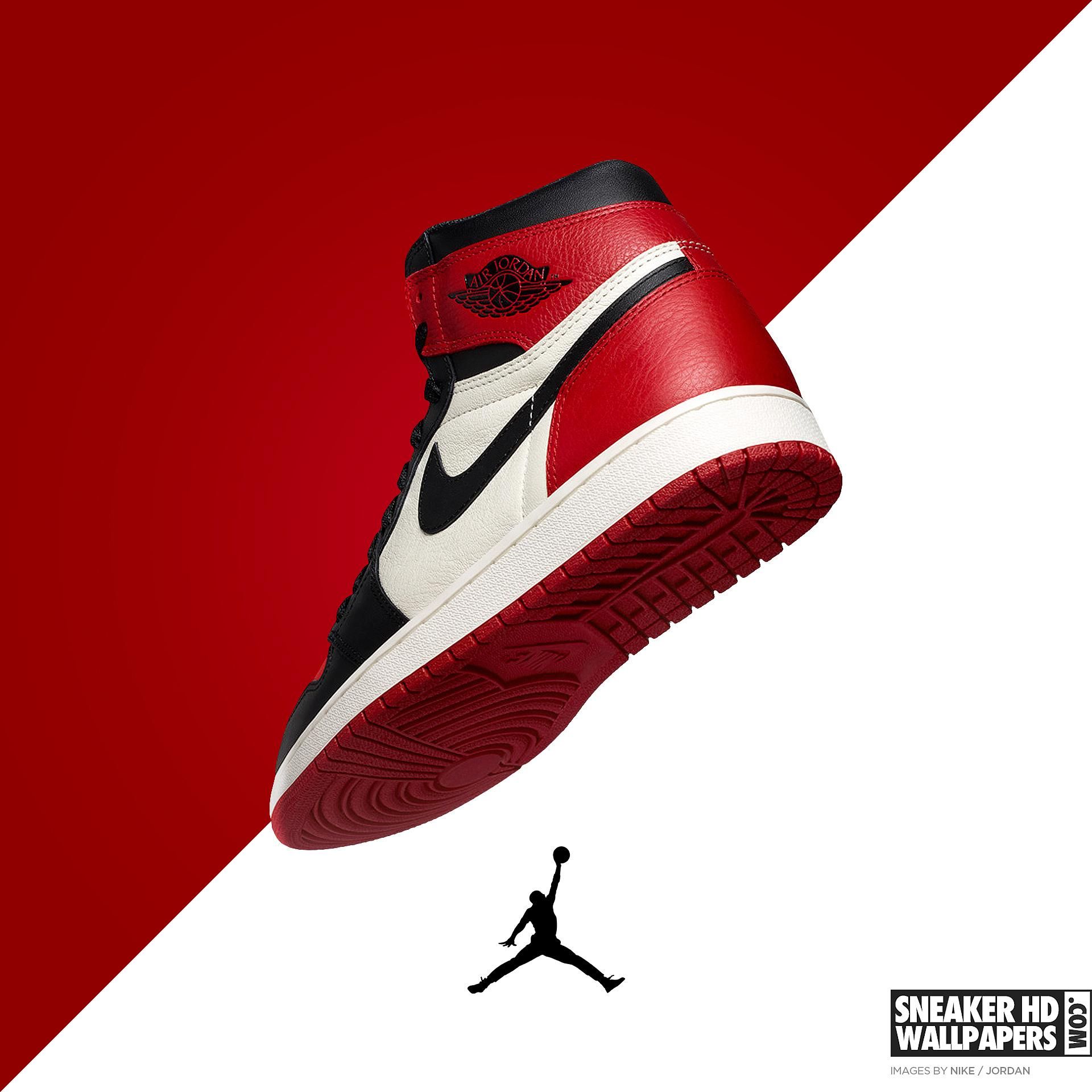 Sneaker Air Jordan rossa nera, 1920x1920 Full HD+ WUXGA, PC